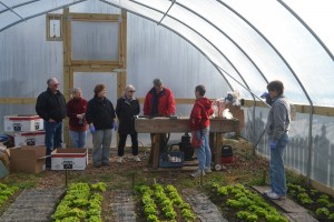 Most of the harvesting crew planning the Harvest, on January 23, 2015 